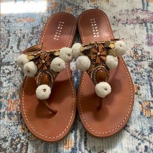 Barney’s New York Gorgeous Camel Sandal!